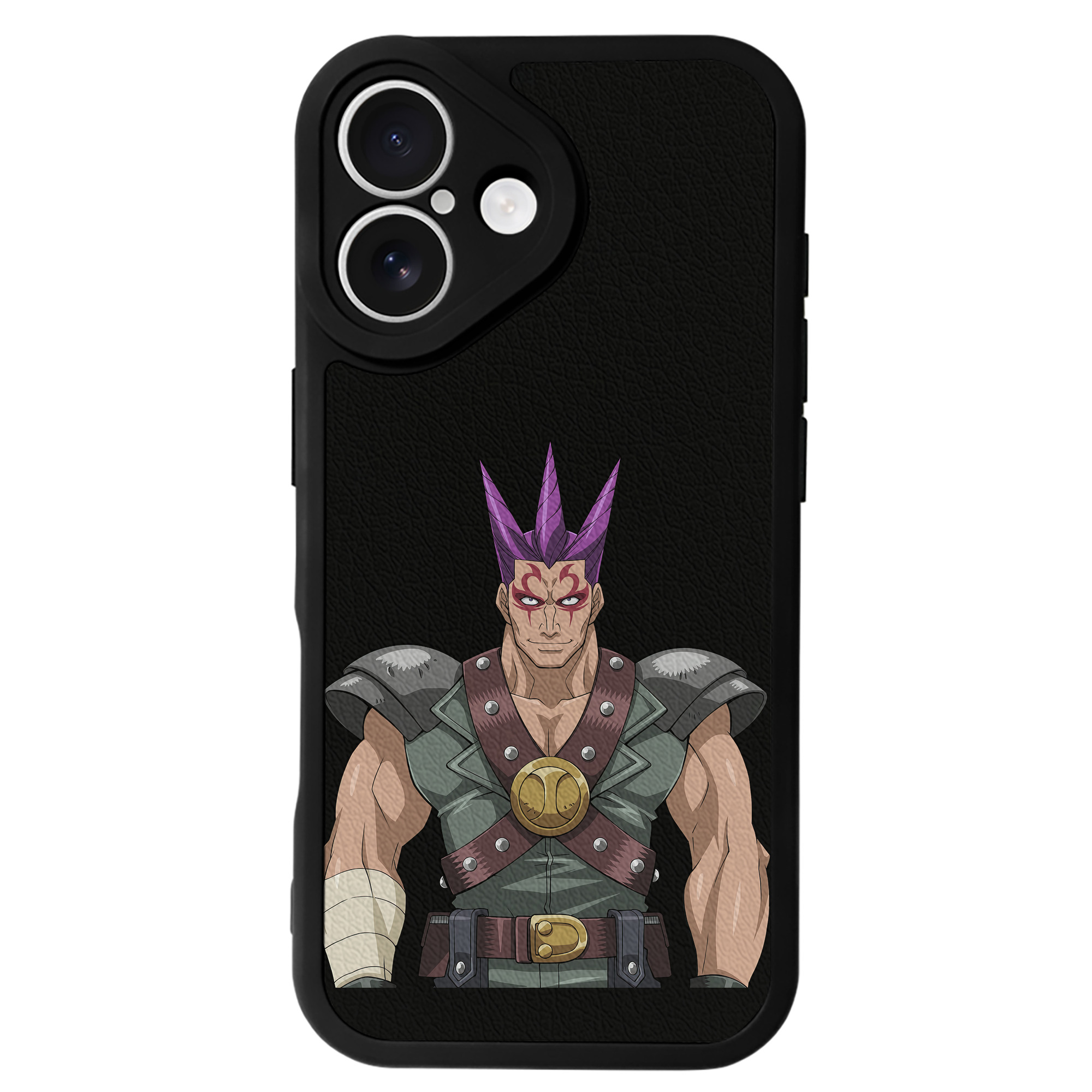 （画像用） 遊☆戯☆王 Yu-Gi-Oh! 【iPhone 16シリーズ対応】シリコンスマホケース（レザー調） 材質：シリコン